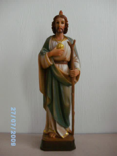 Saint Jude, statuette de l'atelier d'Antoine, photographiée en juillet 2009.