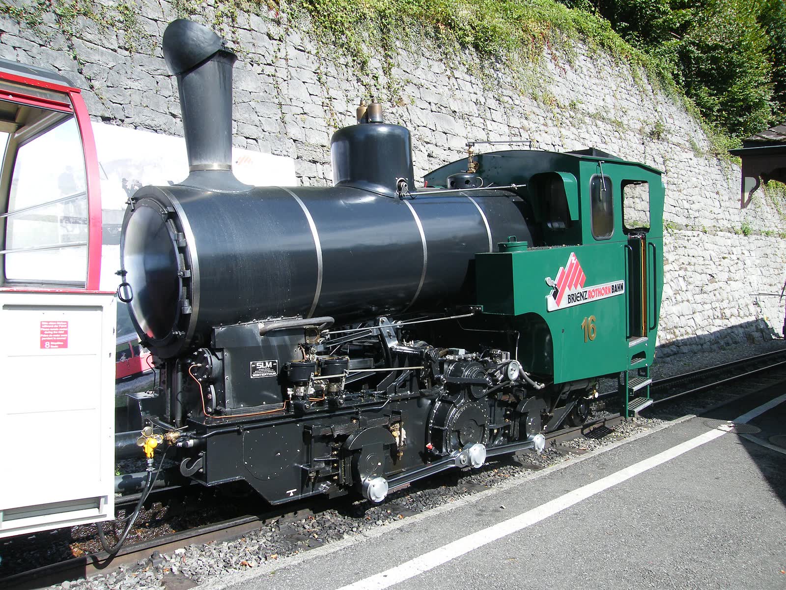 Une locomotive à vapeur du chemin de fer du Brienz Rothorn (photo Addvisor, CC BY-SA 4.0).