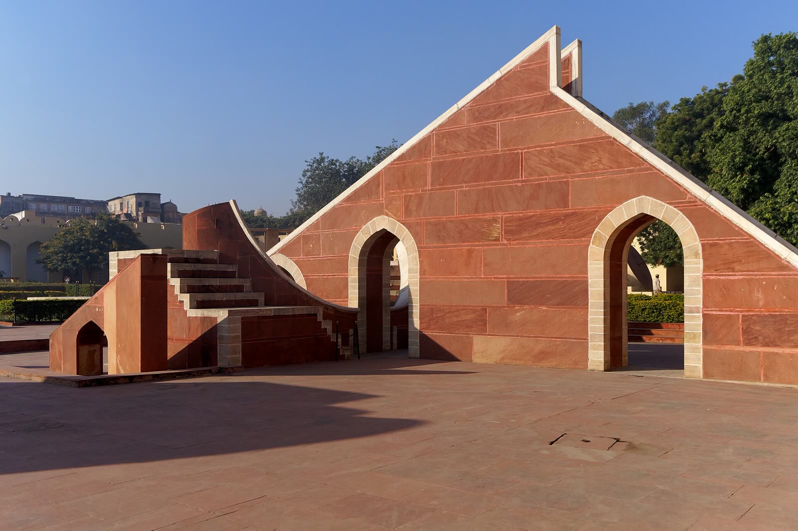 L'observatoire Jantar Mantar de Jaipur, en Inde