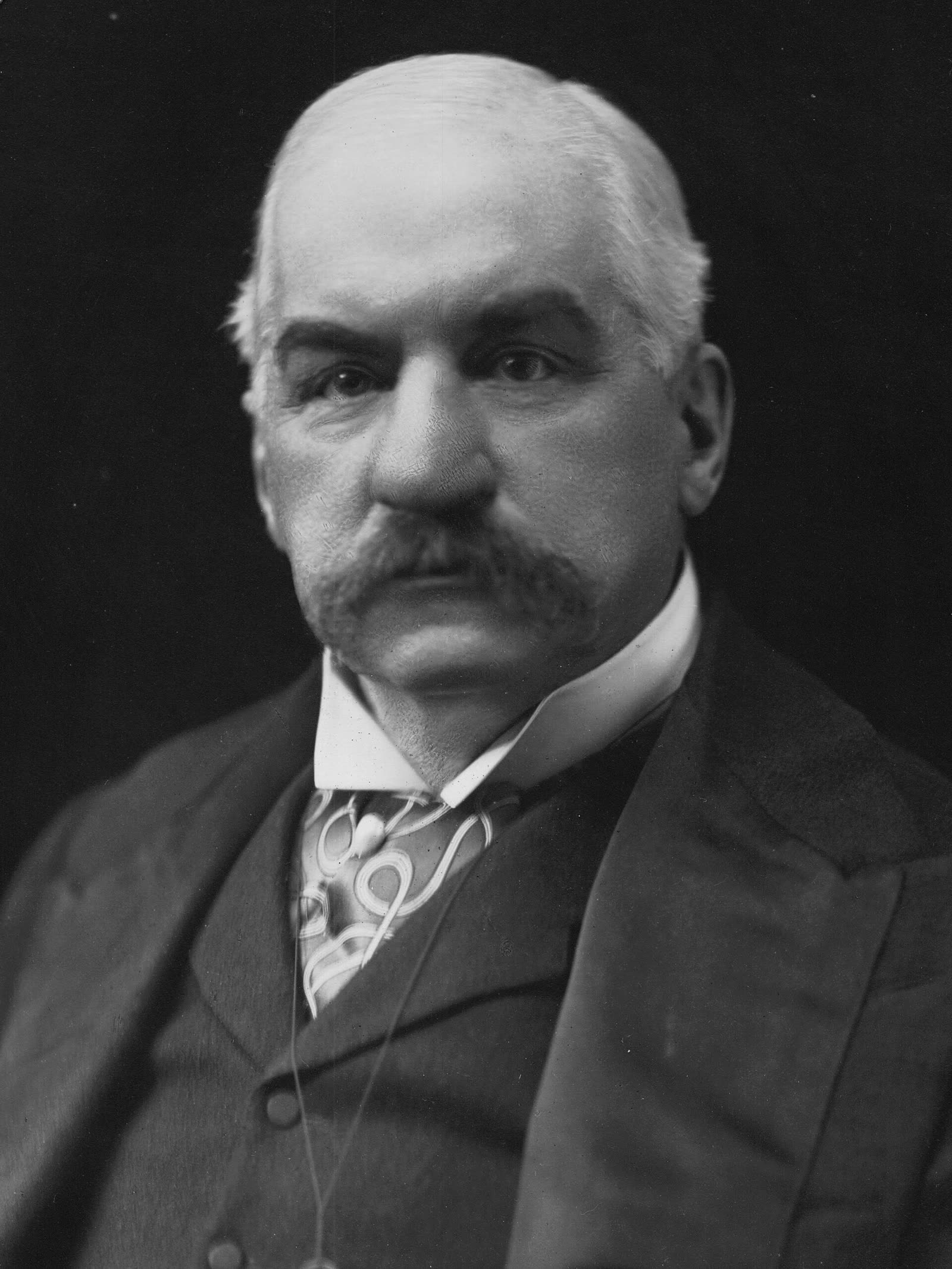 Le banquier J. P. Morgan photographié en 1902
