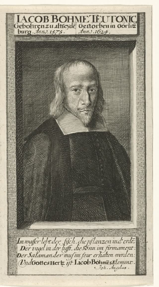 Jakob Böhme, le cordonnier mystique pour qui la création est un chant (Rijksmuseum, CC0)