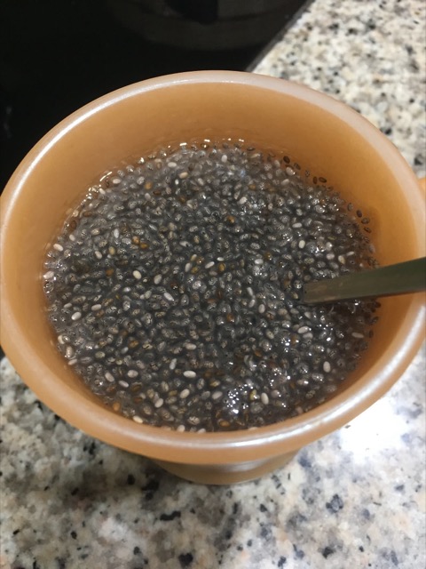 Les graines de chia, la « sauge d'Espagne » (photo Zenyrgarden, CC BY-SA 4.0)