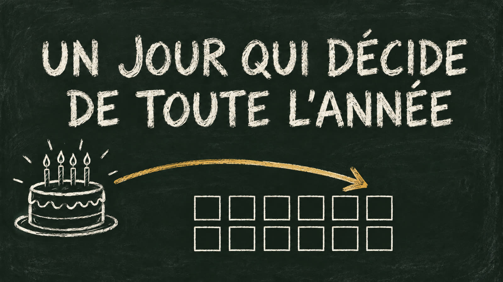 Un jour qui décide de toute l'année.